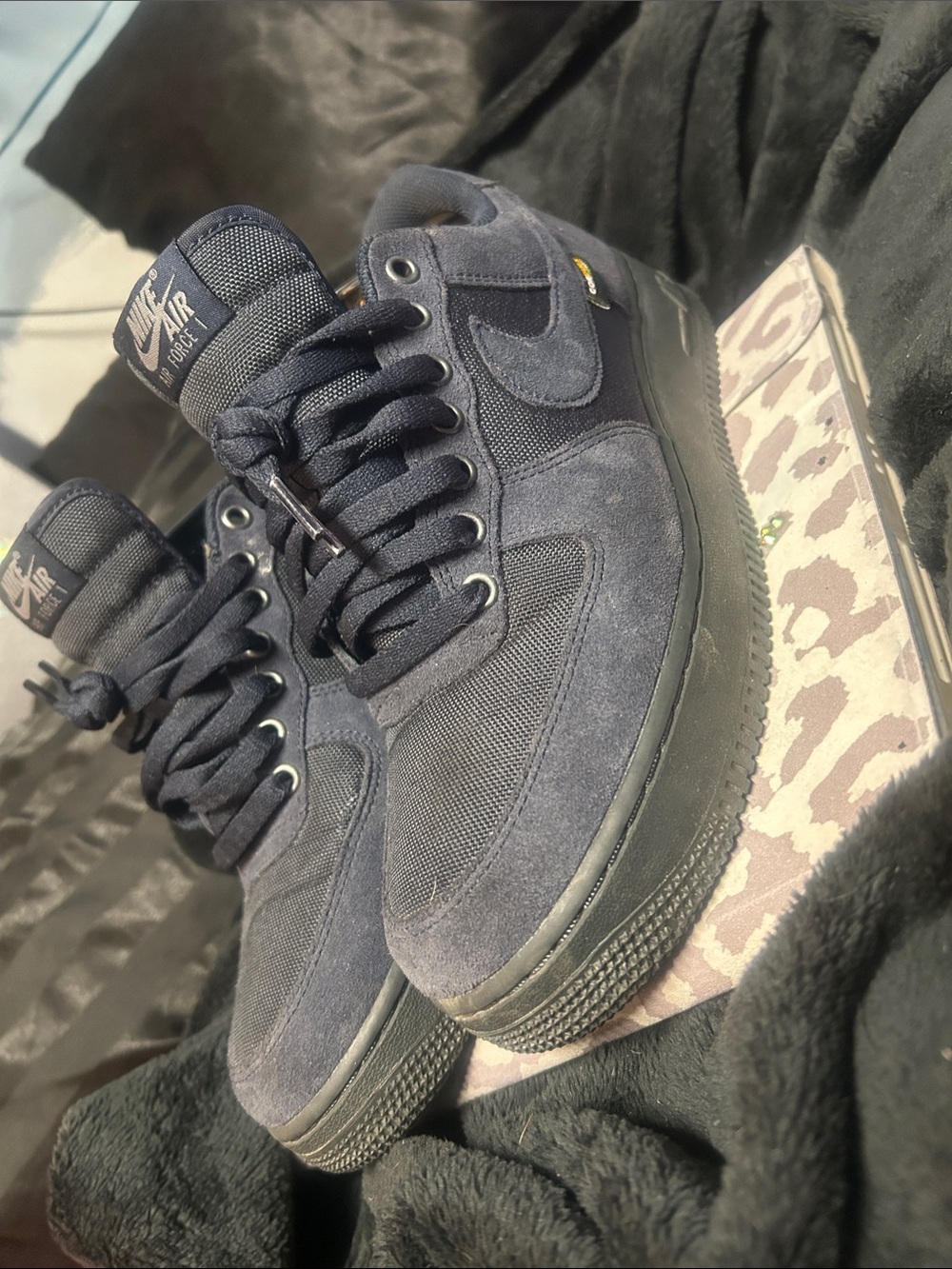 Nike Air Force 1 Low 07 Dark Obsidian Corduras
